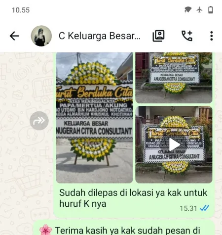 Pengiriman Papan Bunga Duka Rumah Duka Rs Siloam