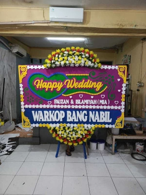 Papan Bunga di Rumah Duka Rs Siloam