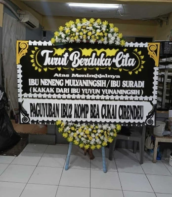 Papan Bunga di Rumah Duka Rs Siloam